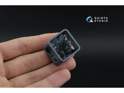 Kamov Ka-50 (Blue-grey Panels) - 3d-printed & Coloured Interior With 3d-printed Resin Parts (For Italeri Kits) - zdjęcie 7