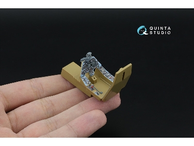 Kamov Ka-50 (Blue-grey Panels) - 3d-printed & Coloured Interior With 3d-printed Resin Parts (For Italeri Kits) - zdjęcie 9