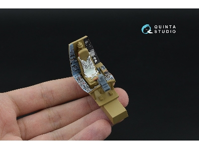 Kamov Ka-50 (Blue-grey Panels) - 3d-printed & Coloured Interior With 3d-printed Resin Parts (For Italeri Kits) - zdjęcie 11