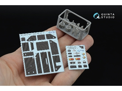 Russian Naval Tow Tractor 3913 - 3d-printed & Coloured Interior With 3d-printed Resin Parts (For Rfm Kits) - zdjęcie 2