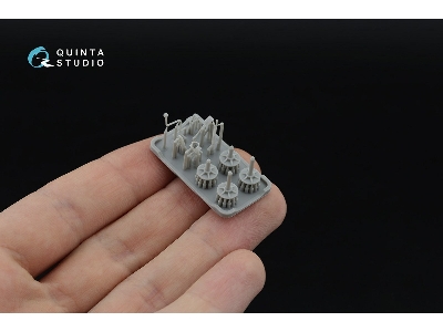 Russian Naval Tow Tractor 3913 - 3d-printed & Coloured Interior With 3d-printed Resin Parts (For Rfm Kits) - zdjęcie 7