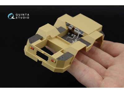 Russian Naval Tow Tractor 3913 - 3d-printed & Coloured Interior With 3d-printed Resin Parts (For Rfm Kits) - zdjęcie 8