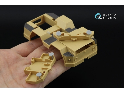 Russian Naval Tow Tractor 3913 - 3d-printed & Coloured Interior With 3d-printed Resin Parts (For Rfm Kits) - zdjęcie 10