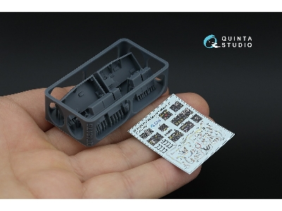 Ah-64 A Forward Avionics Bays - 3d-printed & Coloured Interior With 3d-printed Resin Parts (For Trumpeter Kits) - zdjęcie 2