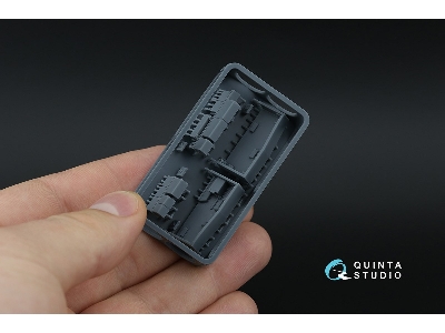 Ah-64 A Forward Avionics Bays - 3d-printed & Coloured Interior With 3d-printed Resin Parts (For Trumpeter Kits) - zdjęcie 5
