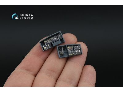 Ah-64 A Forward Avionics Bays - 3d-printed & Coloured Interior With 3d-printed Resin Parts (For Trumpeter Kits) - zdjęcie 6