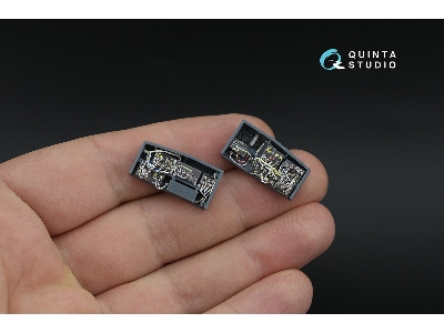 Ah-64 A Forward Avionics Bays - 3d-printed & Coloured Interior With 3d-printed Resin Parts (For Trumpeter Kits) - zdjęcie 7