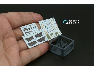 Dassault Mirage 2000 N - 3d-printed & Coloured Interior With 3d-printed Resin Part (For Dream Model Kits) - zdjęcie 2