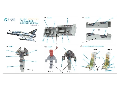 Dassault Mirage 2000 N - 3d-printed & Coloured Interior With 3d-printed Resin Part (For Dream Model Kits) - zdjęcie 10