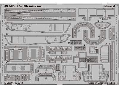  EA-18G interior S. A. 1/48 - Hasegawa - blaszki - zdjęcie 3