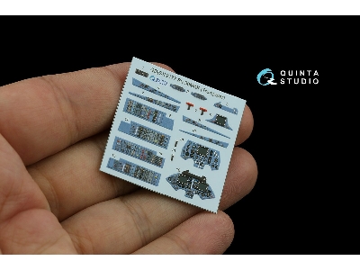 Sukhoi Su-30 Mkk - 3d-printed & Coloured Interior On Decal Paper With 3d-printed Resin Part (For Trumepter Kits) - zdjęcie 11