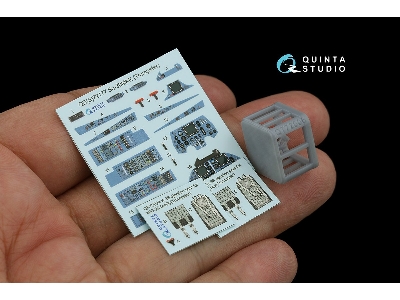 Sukhoi Su-30 Mkk - 3d-printed & Coloured Interior On Decal Paper With 3d-printed Resin Part (For Trumepter Kits) - zdjęcie 12