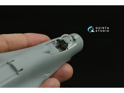 Sukhoi Su-27 - 3d-printed & Coloured Interior On Decal Paper With 3d-printed Resin Part (For Trumepter Kits) - zdjęcie 3