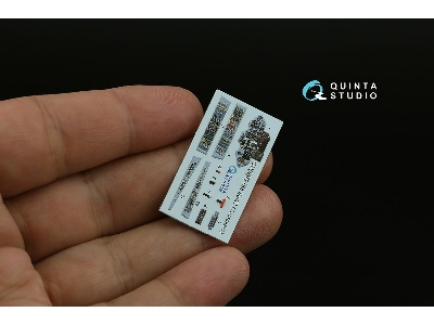 Sukhoi Su-27 - 3d-printed & Coloured Interior On Decal Paper With 3d-printed Resin Part (For Trumepter Kits) - zdjęcie 10