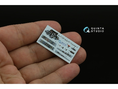 Sukhoi Su-27 - 3d-printed & Coloured Interior On Decal Paper With 3d-printed Resin Part (For Trumepter Kits) - zdjęcie 11