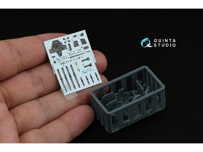 Bell Ah-1 W - 3d-printed & Coloured Interior On Decal Paper (For Dream Model Kits) - zdjęcie 6