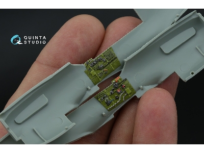 Curtiss P-40 M Warhawk - 3d-printed & Coloured Interior On Decal Paper With 3d-printed Resin Parts (For Academy Kits) - zdjęcie