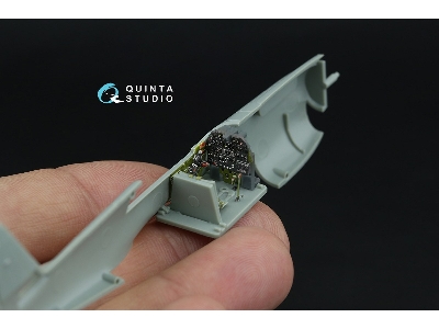 Curtiss P-40 M Warhawk - 3d-printed & Coloured Interior On Decal Paper With 3d-printed Resin Parts (For Academy Kits) - zdjęcie