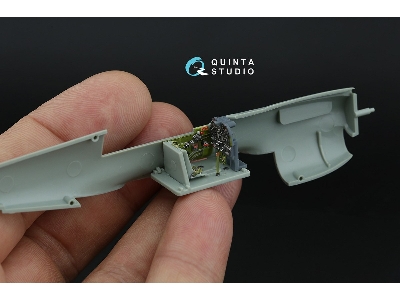 Curtiss P-40 M Warhawk - 3d-printed & Coloured Interior On Decal Paper With 3d-printed Resin Parts (For Academy Kits) - zdjęcie