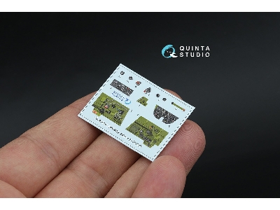 Curtiss P-40 M Warhawk - 3d-printed & Coloured Interior On Decal Paper With 3d-printed Resin Parts (For Academy Kits) - zdjęcie