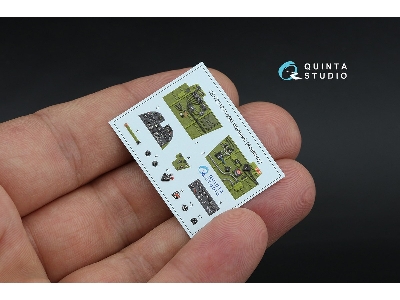 Curtiss P-40 M Warhawk - 3d-printed & Coloured Interior On Decal Paper With 3d-printed Resin Parts (For Academy Kits) - zdjęcie