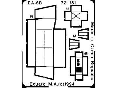  EA-6B 1/72 - Hasegawa - blaszki - zdjęcie 3
