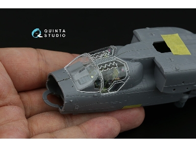 Kamov Ka-52 - 3d-printed & Coloured Interior On Decal Paper With 3d-printed Resin Parts (For Dream Model Kits) - zdjęcie 4