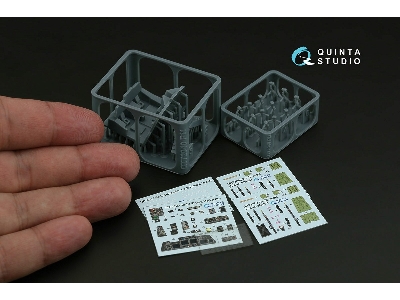 Kamov Ka-52 - 3d-printed & Coloured Interior On Decal Paper With 3d-printed Resin Parts (For Dream Model Kits) - zdjęcie 8