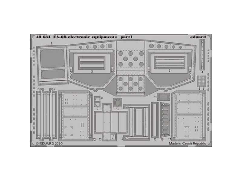 EA-6B electronic equipments 1/48 - Kinetic - blaszki - zdjęcie 1 EA-6B electronic equipments 1/48 - Kinetic - blaszki - zdjęcie 1