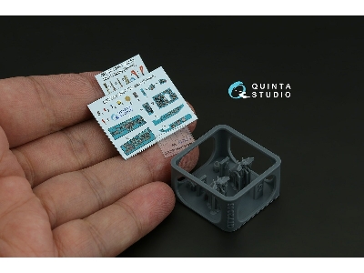 Mig-21 Bis Early - 3d-printed & Coloured Interior With 3d-printed Resin Parts (For Eduard Kits) - zdjęcie 2