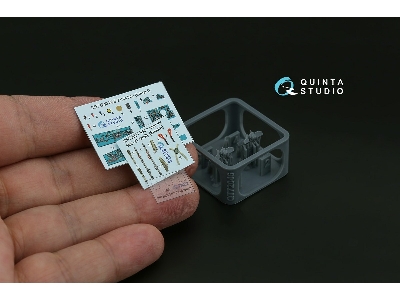 Mig-21 Bis Late - 3d-printed & Coloured Interior With 3d-printed Resin Parts (For Eduard Kits) - zdjęcie 2