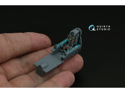 Mig-21 Bis Late - 3d-printed & Coloured Interior With 3d-printed Resin Parts (For Eduard Kits) - zdjęcie 9