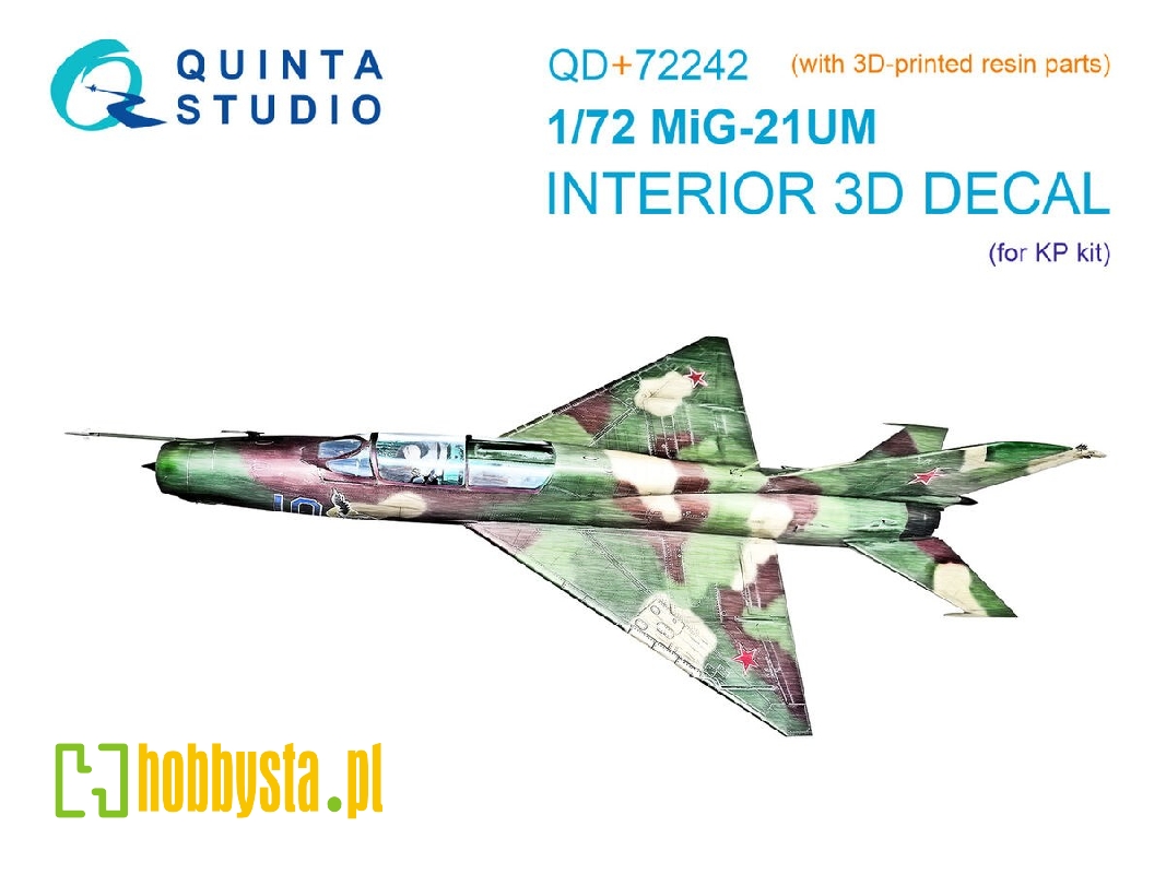Mig-21 Um - 3d-printed & Coloured Interior With 3d-printed Resin Parts (For Kovozavody Prostejov Kits) - zdjęcie 1