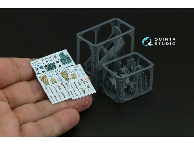 Mig-21 Um - 3d-printed & Coloured Interior With 3d-printed Resin Parts (For Kovozavody Prostejov Kits) - zdjęcie 2