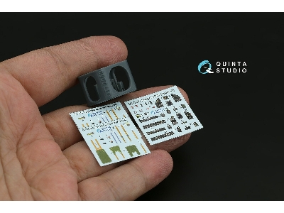 Dassault Mirage 2000 D - 3d-printed & Coloured Interior With 3d-printed Resin Parts (For Modelsvit Kits) - zdjęcie 2