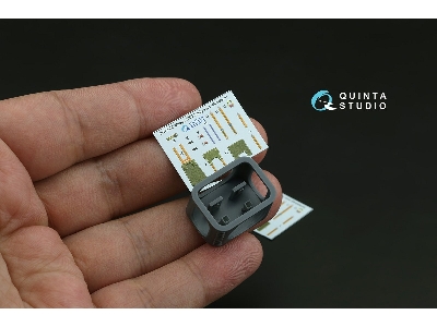 Dassault Mirage 2000 D - 3d-printed & Coloured Interior With 3d-printed Resin Parts (For Modelsvit Kits) - zdjęcie 5