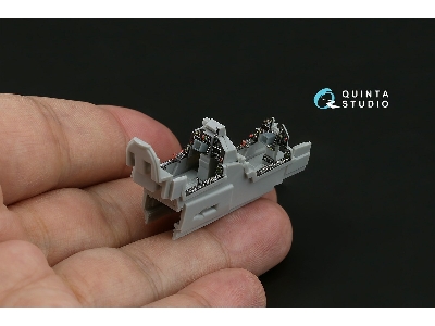 Dassault Mirage 2000 D - 3d-printed & Coloured Interior With 3d-printed Resin Parts (For Modelsvit Kits) - zdjęcie 6