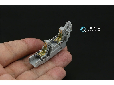 Dassault Mirage 2000 D - 3d-printed & Coloured Interior With 3d-printed Resin Parts (For Modelsvit Kits) - zdjęcie 9