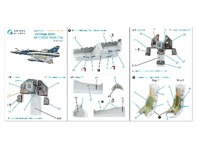 Dassault Mirage 2000 D - 3d-printed & Coloured Interior With 3d-printed Resin Parts (For Modelsvit Kits) - zdjęcie 10
