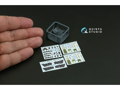 Dassault Mirage 2000 D - 3d-printed & Coloured Interior With 3d-printed Resin Parts (For Dream Model Kits) - zdjęcie 2