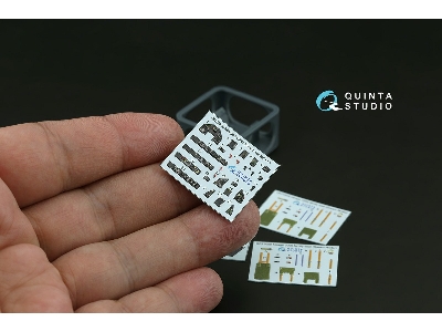 Dassault Mirage 2000 D - 3d-printed & Coloured Interior With 3d-printed Resin Parts (For Dream Model Kits) - zdjęcie 3