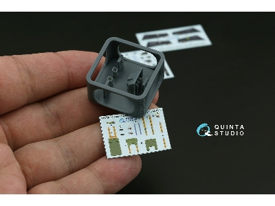 Dassault Mirage 2000 D - 3d-printed & Coloured Interior With 3d-printed Resin Parts (For Dream Model Kits) - zdjęcie 6