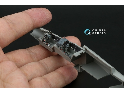 Dassault Mirage 2000 D - 3d-printed & Coloured Interior With 3d-printed Resin Parts (For Dream Model Kits) - zdjęcie 7