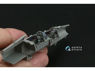 Dassault Mirage 2000 D - 3d-printed & Coloured Interior With 3d-printed Resin Parts (For Dream Model Kits) - zdjęcie 8