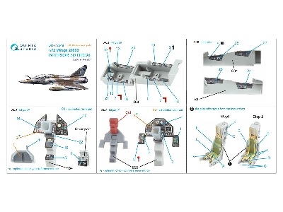 Dassault Mirage 2000 D - 3d-printed & Coloured Interior With 3d-printed Resin Parts (For Dream Model Kits) - zdjęcie 11
