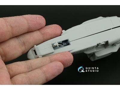 Kamov Ka-50 (Blue-grey Panels) - 3d-printed & Coloured Interior With 3d-printed Resin Parts (For Hobby Boss And Ark Kits) - zdjÄ