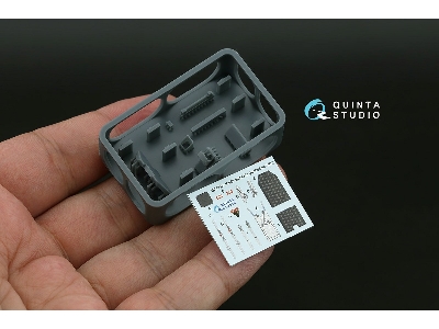 Kamov Ka-50 (Black Panels) - 3d-printed & Coloured Interior With 3d-printed Resin Parts (For Hobby Boss And Ark Kits) - zdjęcie