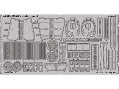  EA-6B exterior 1/48 - Kinetic - blaszki - zdjęcie 2