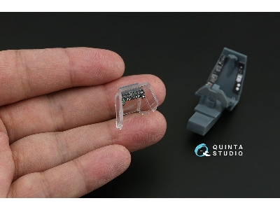 Kamov Ka-50 (Black Panels) - 3d-printed & Coloured Interior With 3d-printed Resin Parts (For Hobby Boss And Ark Kits) - zdjęcie