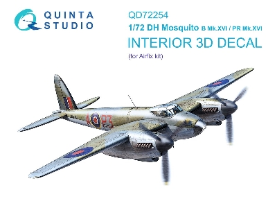 De Havilland Mosquito B Mk.Xvi / Pr.Xvi - 3d-printed & Coloured Interior With 3d-printed Resin Parts (For Airfix Kits) - zdjęci